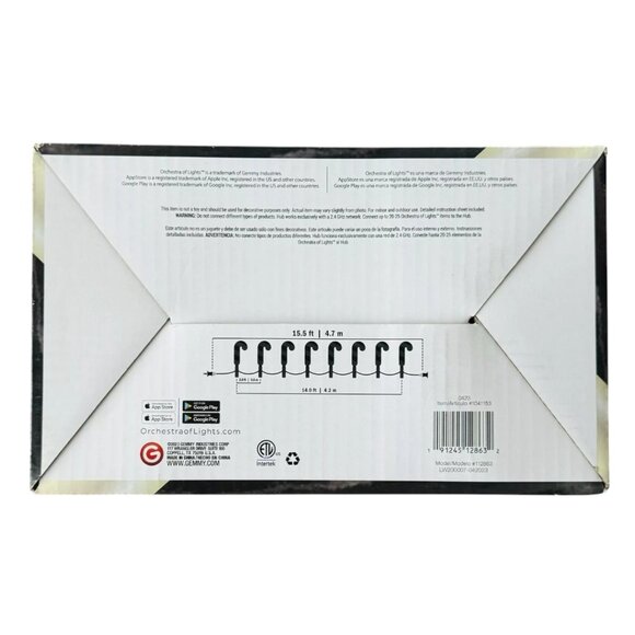 Gemmy Orchestra of Lights 8 Candy Cane Christmas Pathway Markers Color Changing - Picture 6 of 9